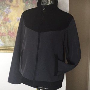 Glacier Shield Youth Black/Gray SoftShell Fleece Jacket